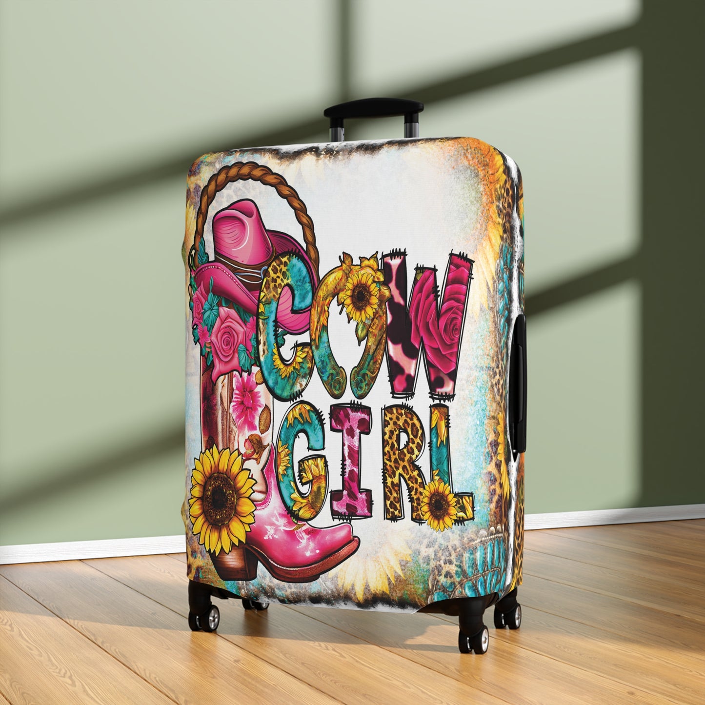 Luggage Cover, Western, Cowgirl, awd-1034