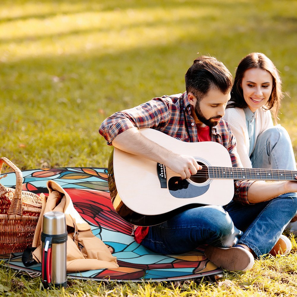 Round Picnic Mat Round outdoor picnic mat