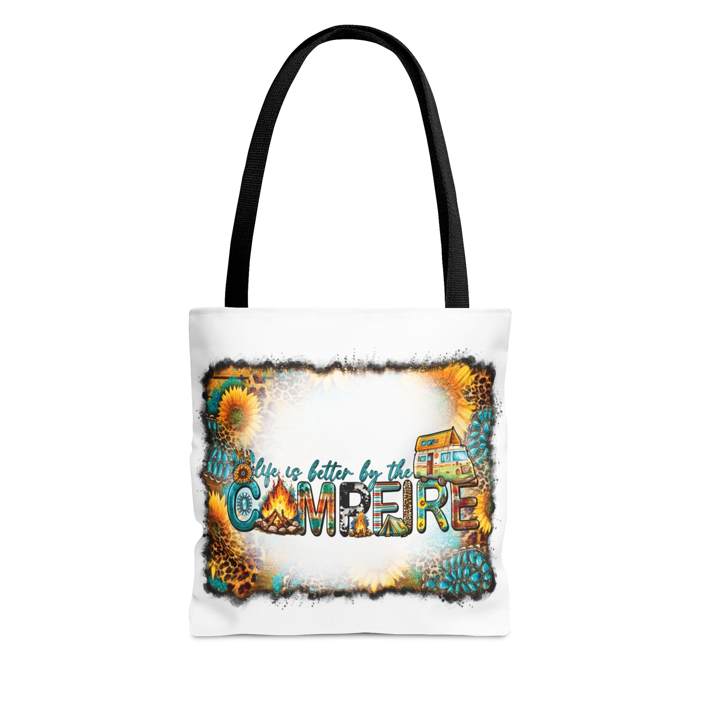 Tote Bag, Western, Life is Better by the Campfire