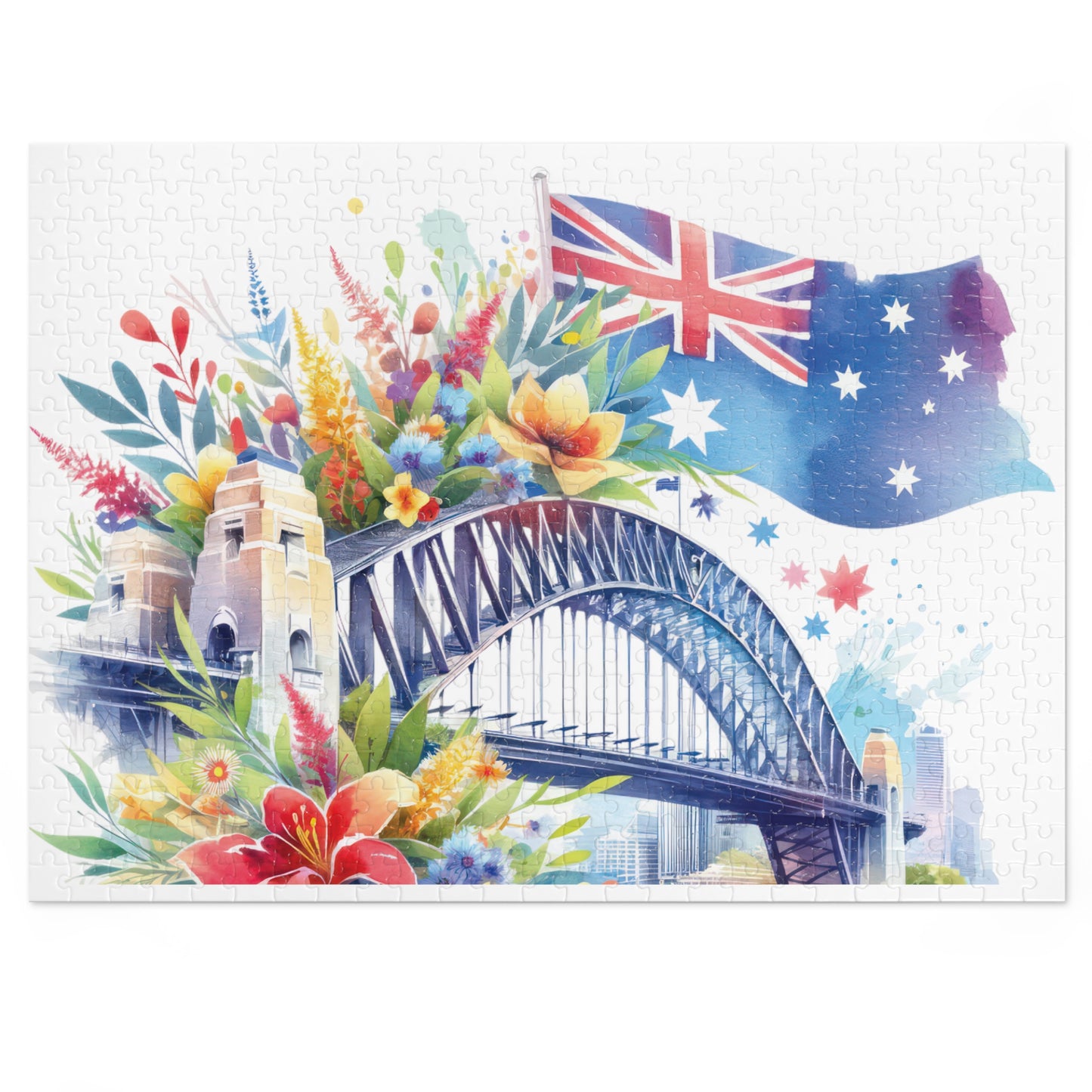 Jigsaw Puzzle, Sydney Harbour Bridge, Australia, Personalised/Non-Personalised (30, 110, 252, 500,1000-Piece)