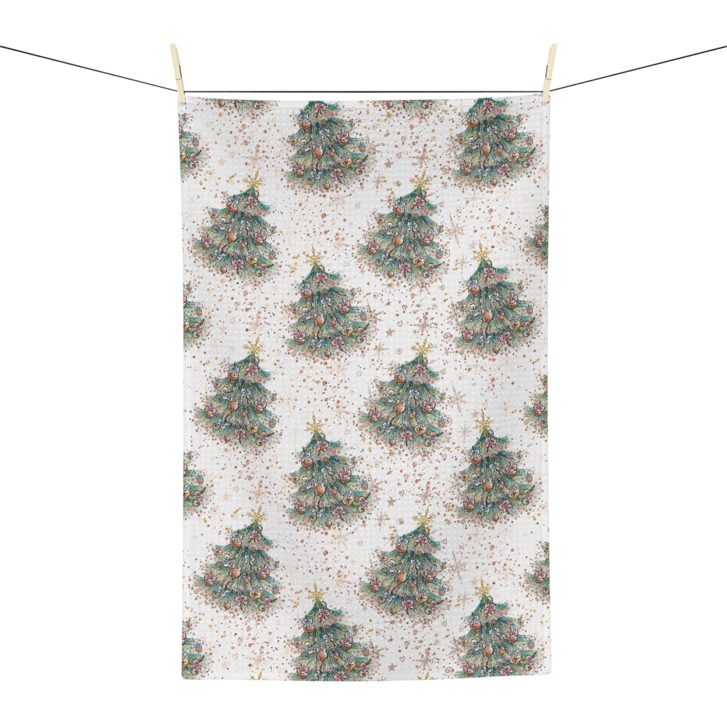 Microfiber Tea Towel Christmas Trees