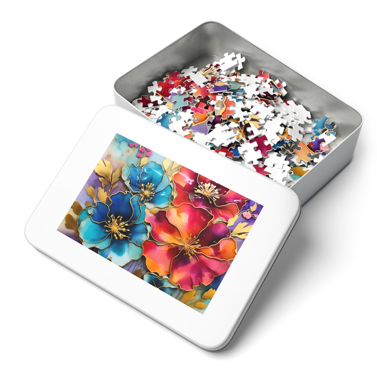 Jigsaw Puzzle, Floral, Personalised/Non-Personalised (30, 110, 252, 500,1000-Piece)