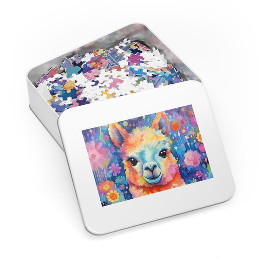 Jigsaw Puzzle, Llama, Personalised/Non-Personalised (30, 110, 252, 500,1000-Piece)