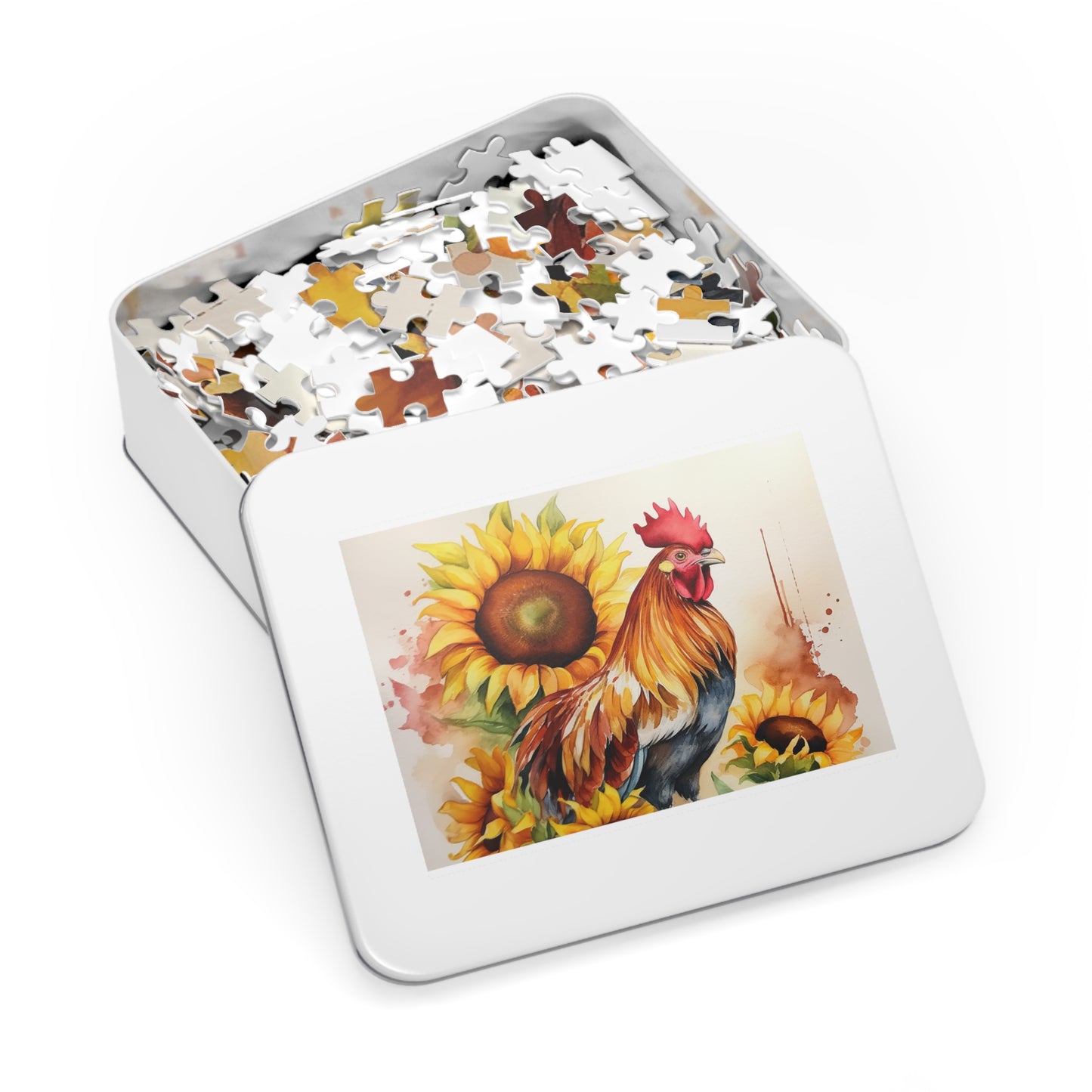 Jigsaw Puzzle, Chicken/Rooster, Personalised/Non-Personalised (30, 110, 252, 500,1000-Piece)