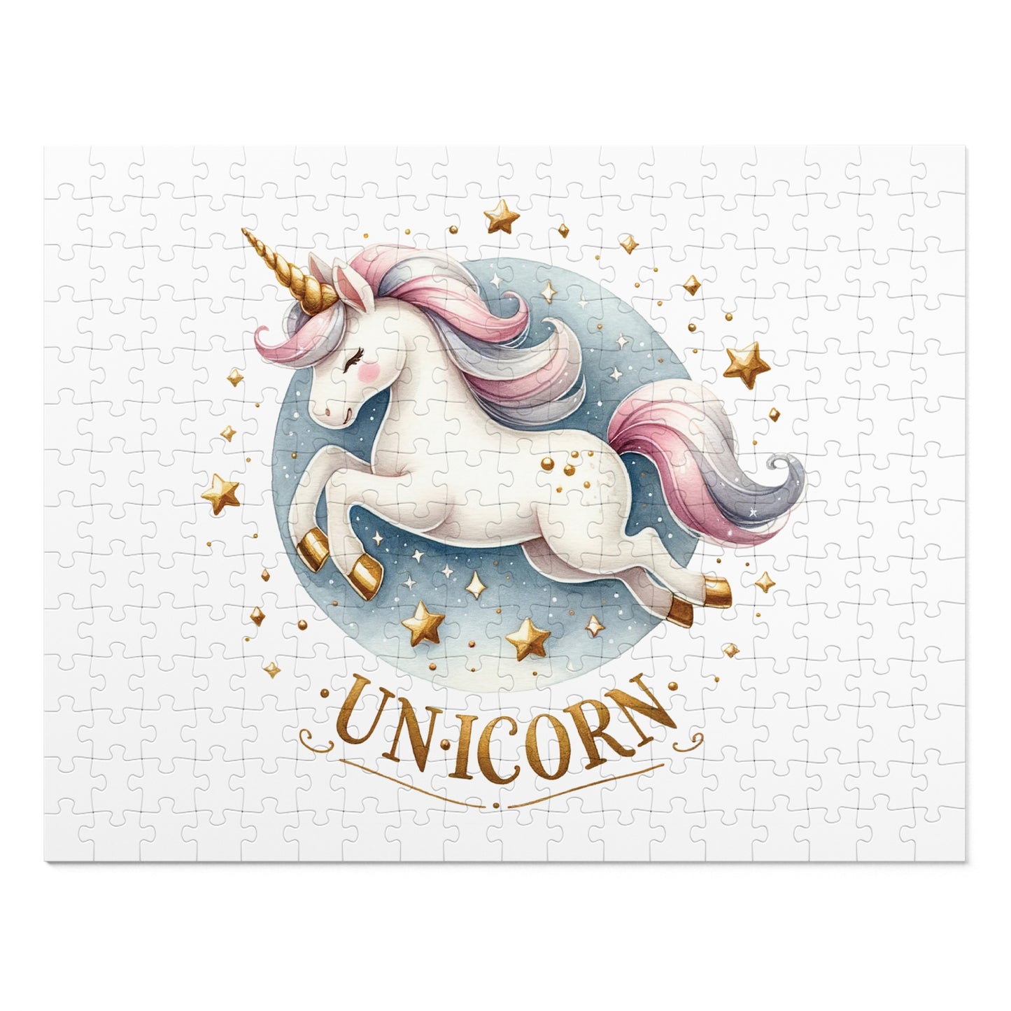 Jigsaw Puzzle, Unicorn, Personalised/Non-Personalised (30, 110, 252, 500,1000-Piece)