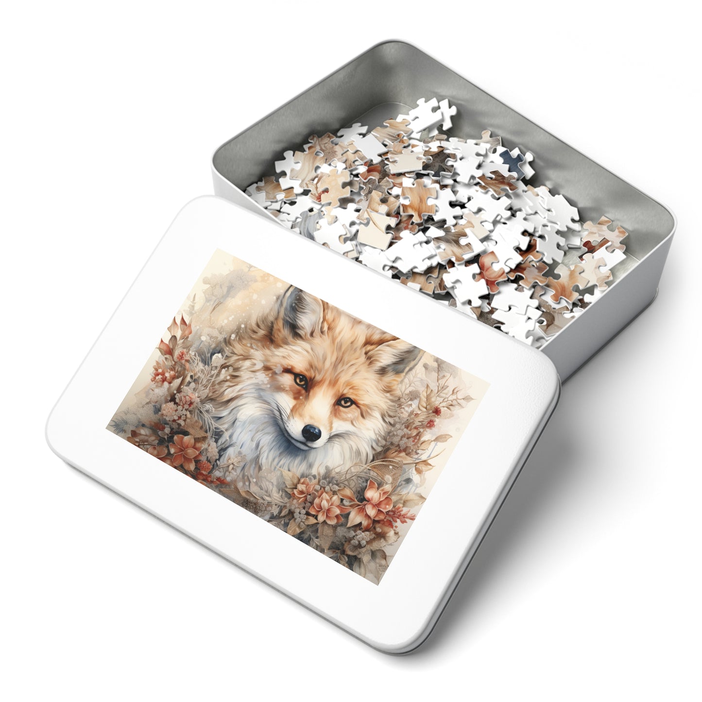 Jigsaw Puzzle, Fox, Personalised/Non-Personalised (30, 110, 252, 500,1000-Piece)