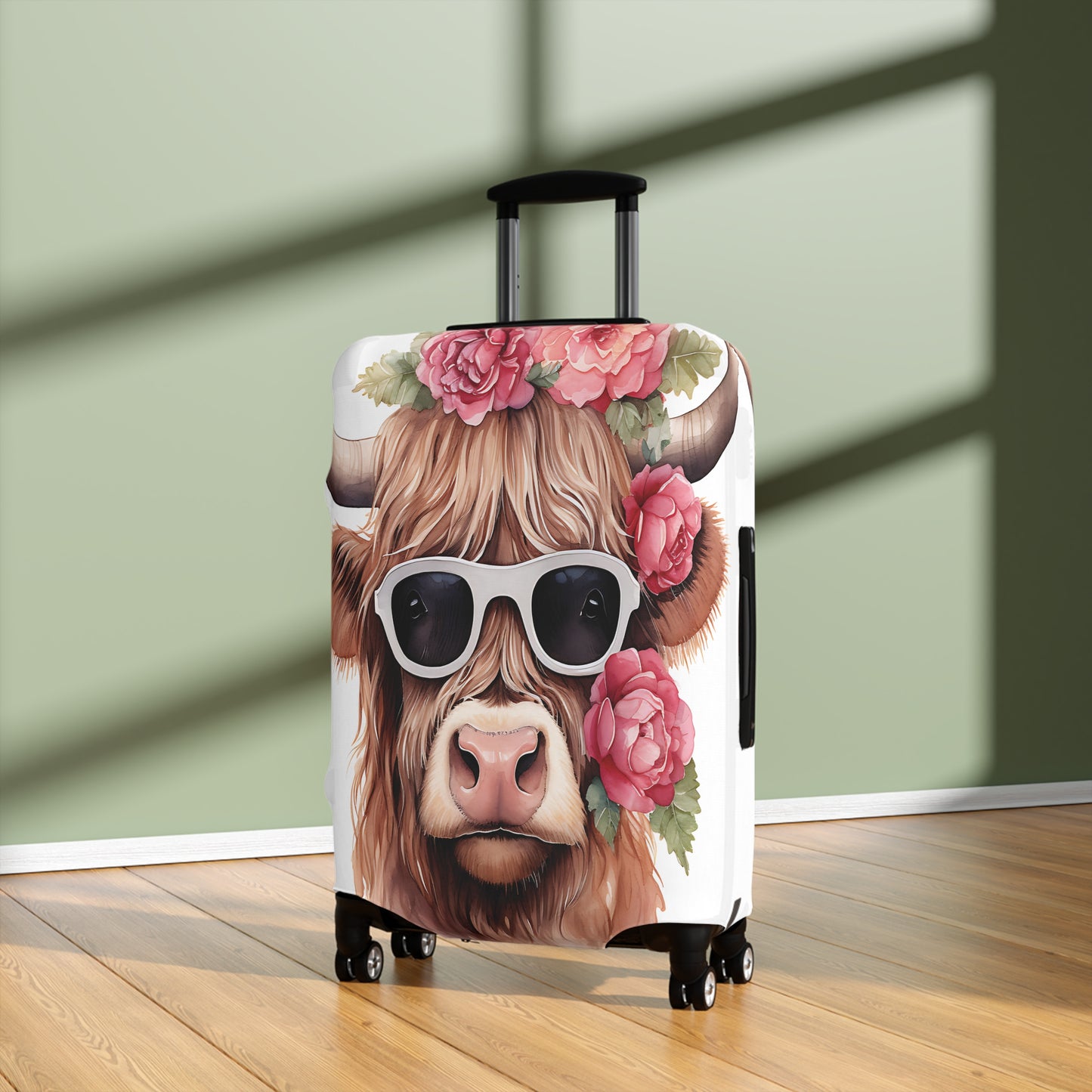 Luggage Cover, Highland Cow, awd-015