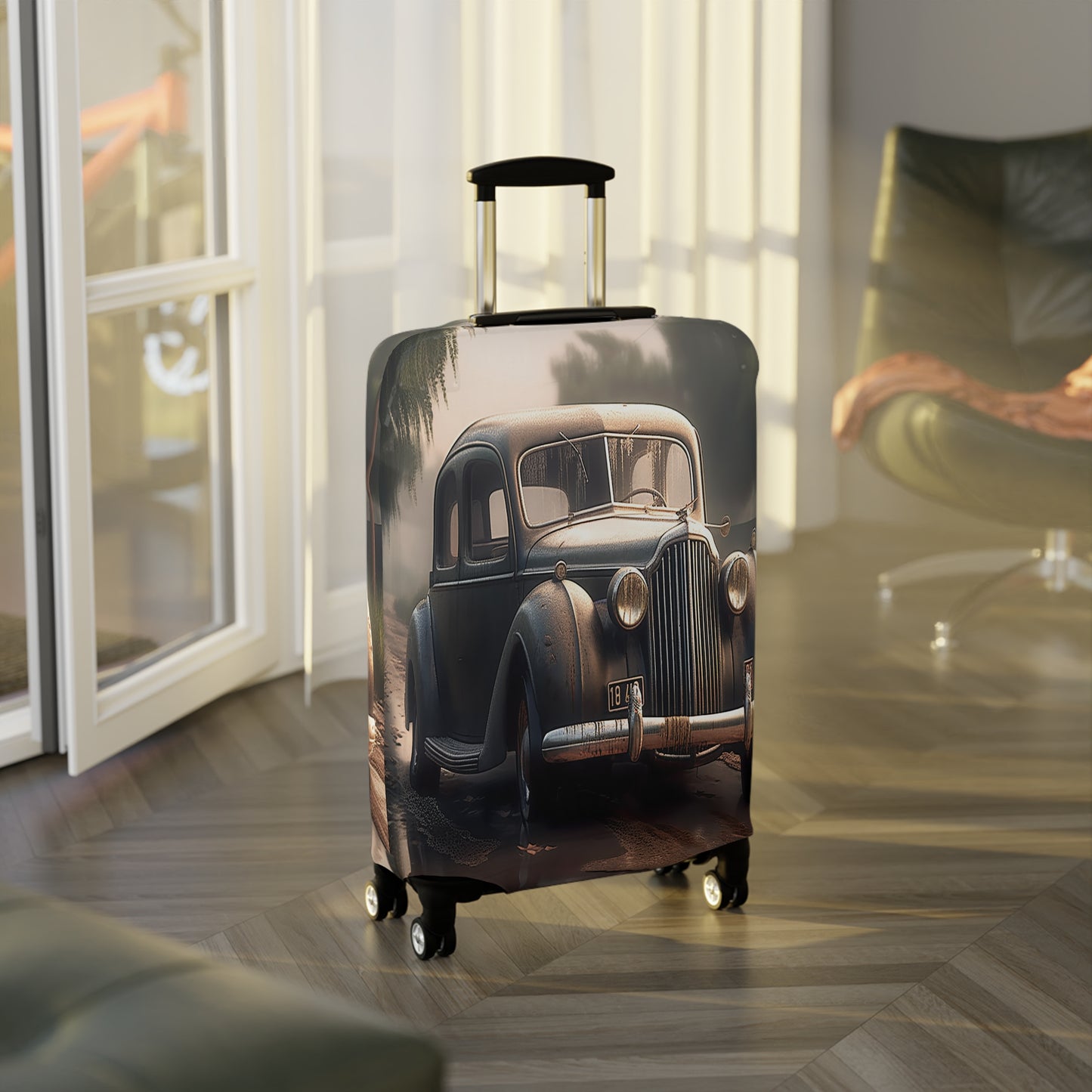 Luggage Cover, Vintage Car, awd-330