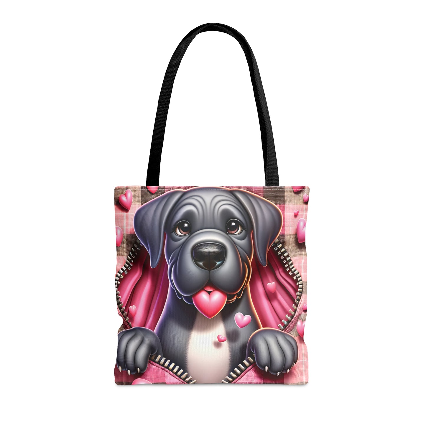 Tote Bag, Cute Dog, Personalised/Non-Personalised Tote bag