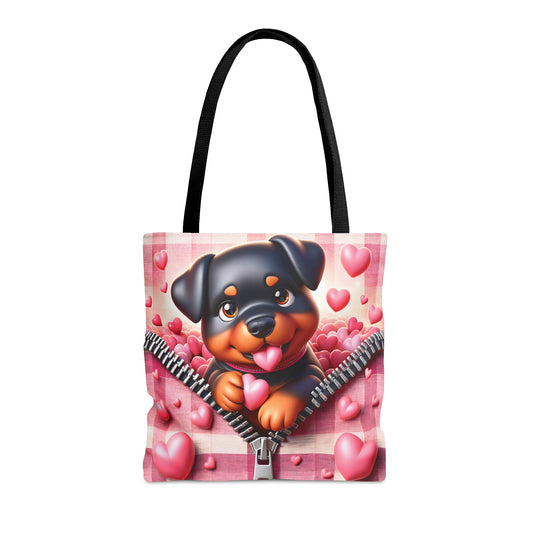 Tote Bag, Cute Dog, Personalised/Non-Personalised Tote bag