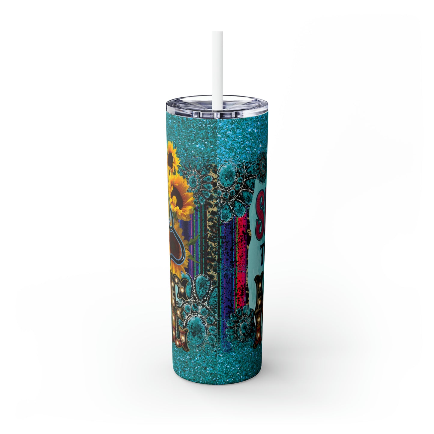 Skinny Tumbler with Straw, 20oz, Nurse, It Take Sparkle to be a Nurse