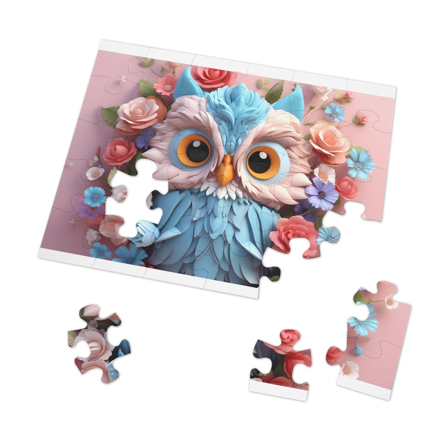 Jigsaw Puzzle, Owl, Personalised/Non-Personalised (30, 110, 252, 500,1000-Piece)