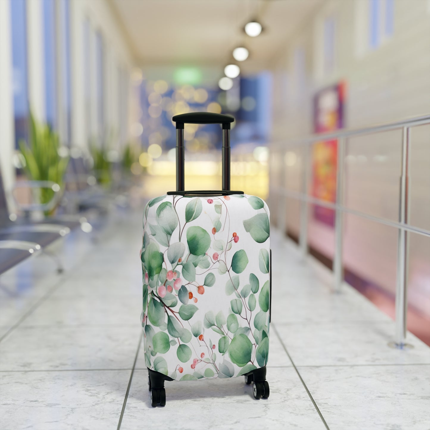 Luggage Cover, Eucalyptus Leaves, awd-325