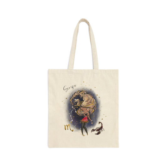 Canvas Tote Bag, Zodiac, Scorpio