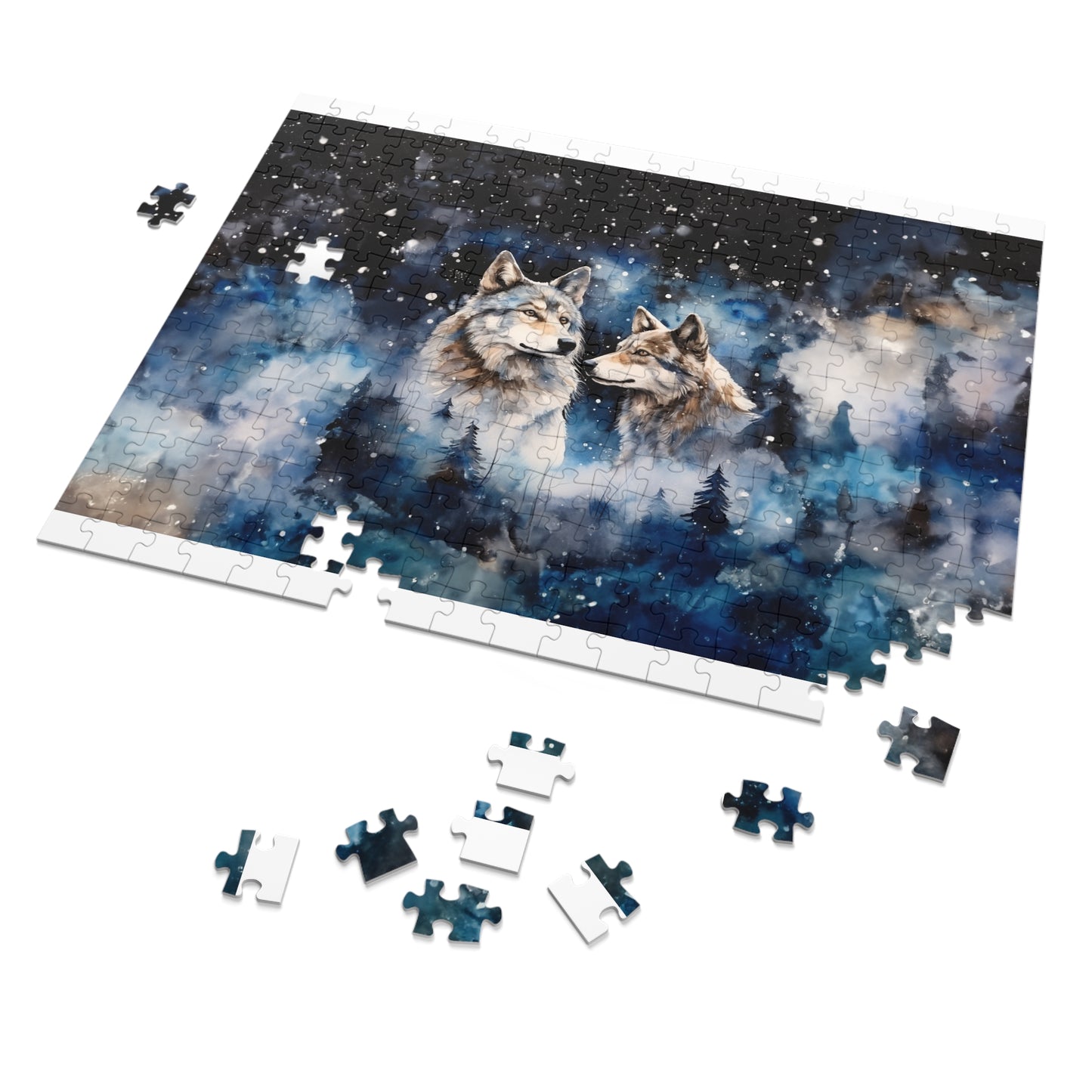 Puzzle, Wolves, Personalised/Non-Personalised (30, 110, 252, 500,1000-Piece)