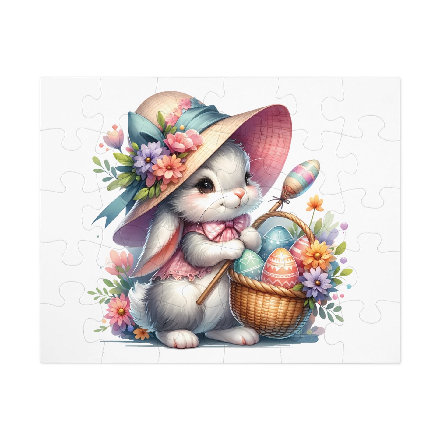 Jigsaw Puzzle, Easter Rabbit, Personalised/Non-Personalised (30, 110, 252, 500,1000-Piece)