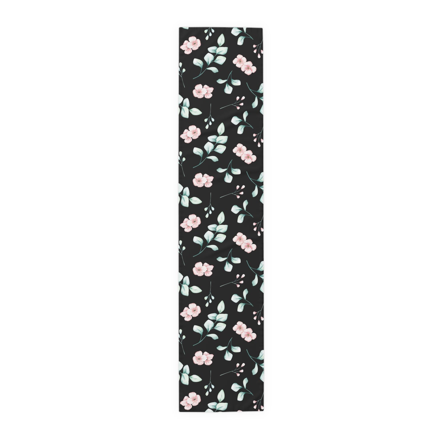 Floral Table Runner, Cotton Twill and Poly Available