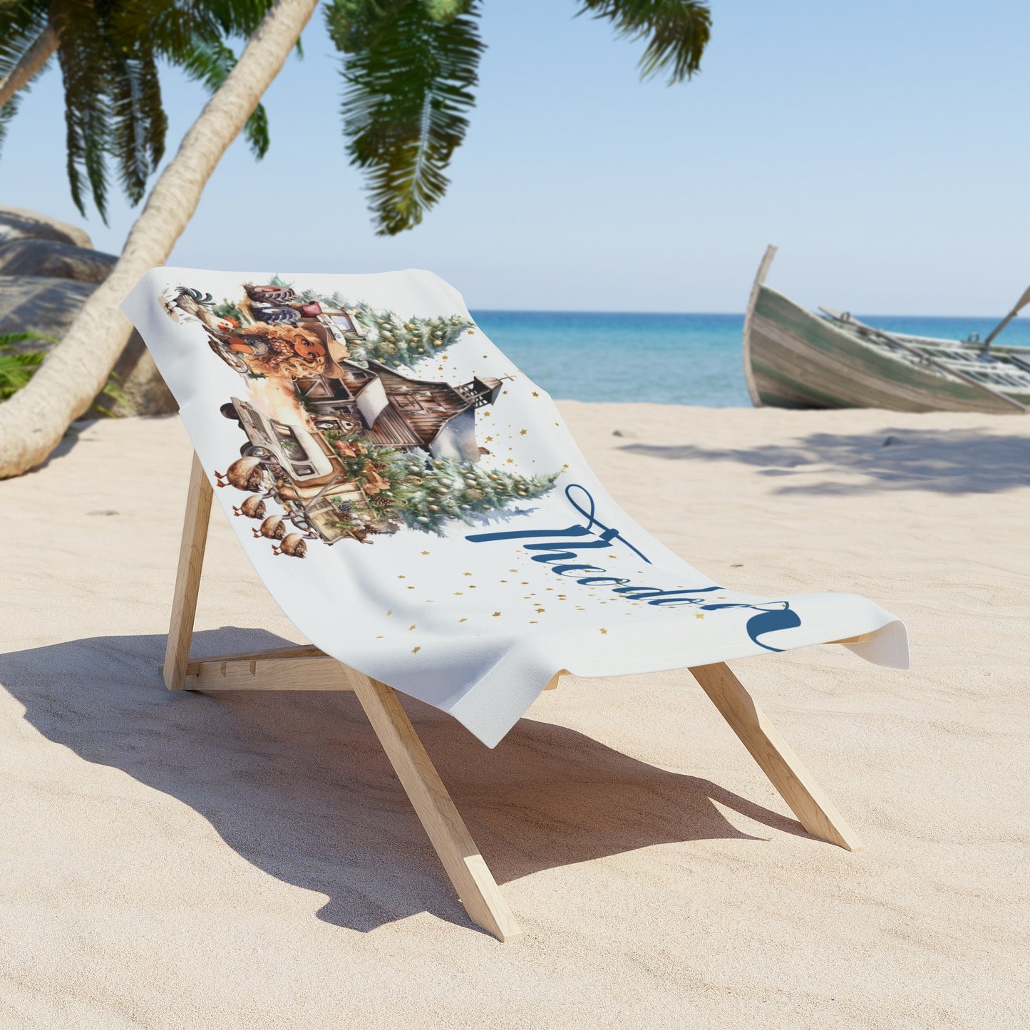 Beach Towel, Country Western Cowgirl, Polycotton Towel, 2 sizes Available