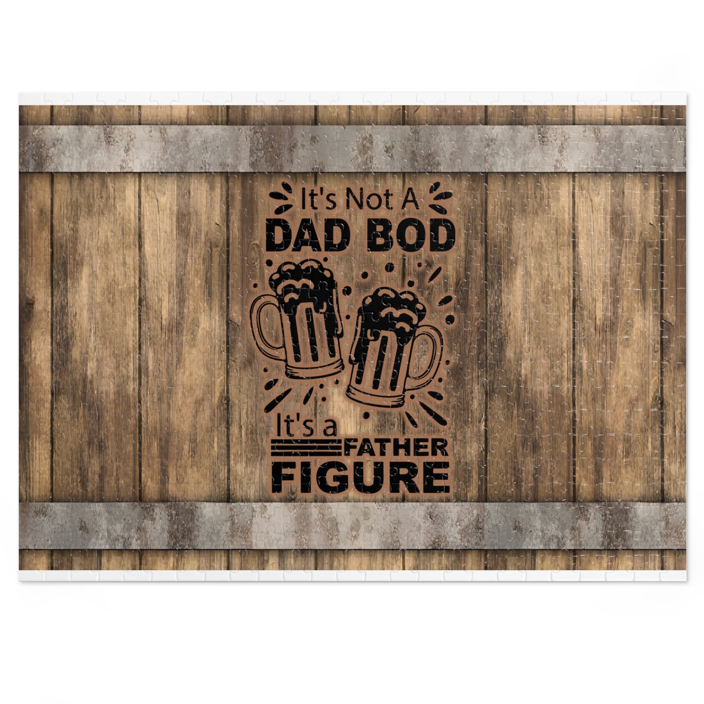 Puzzle, Dad, Dad Bod, Personalised/Non-Personalised (30, 110, 252, 500,1000-Piece) awd-569