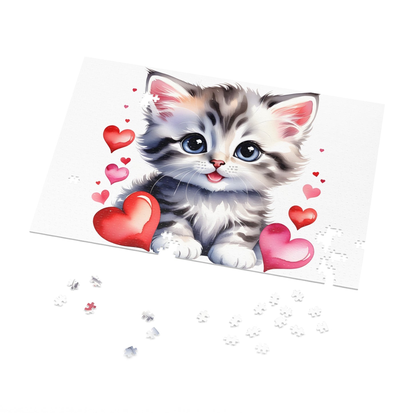 Jigsaw Puzzle, Cat, Personalised/Non-Personalised (30, 110, 252, 500,1000-Piece)