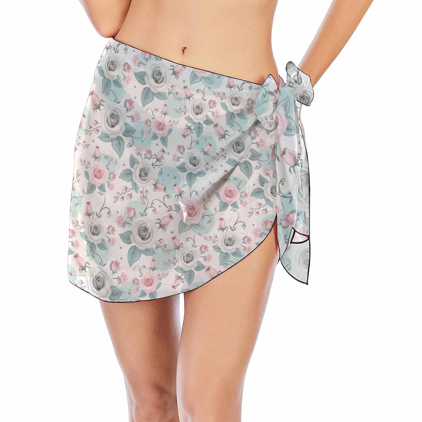 Roses 2  Women's Beach Sarong Wrap