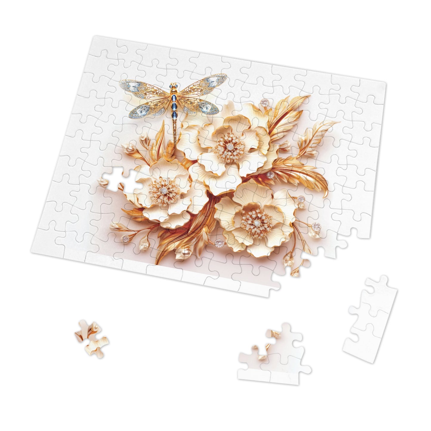 Jigsaw Puzzle, Floral, Personalised/Non-Personalised (30, 110, 252, 500,1000-Piece)