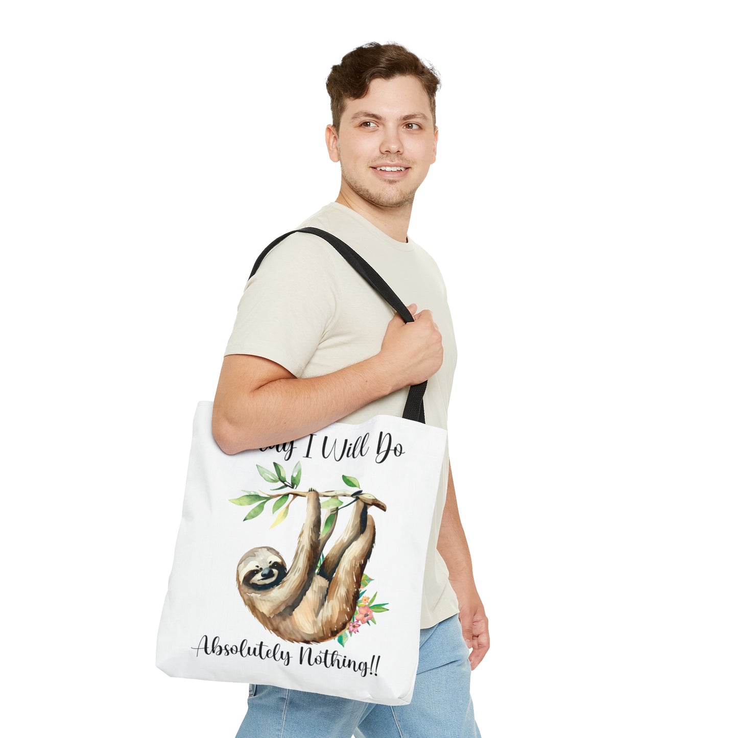 Tote Bag, Sloth, Personalised/Non-Personalised Tote bag