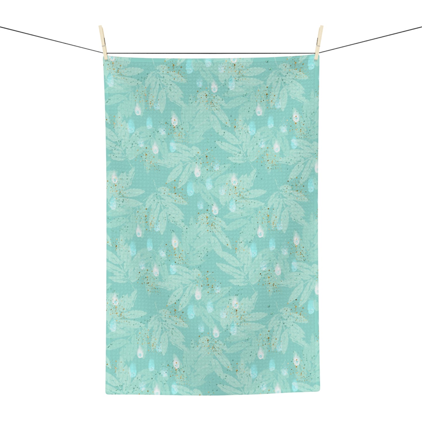 Microfiber Tea Towel Eucalyptus Leaves