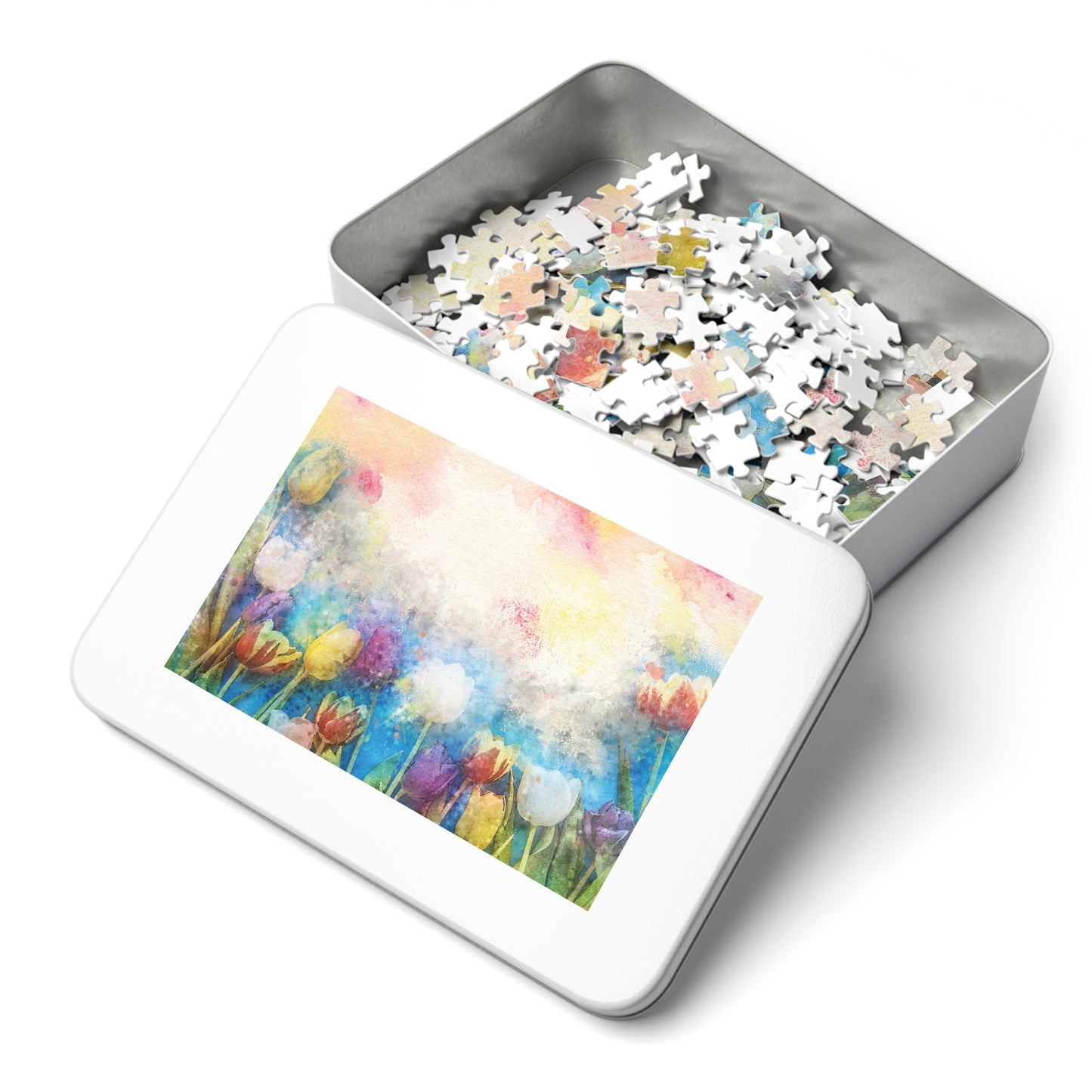 Jigsaw Puzzle, Floral, Personalised/Non-Personalised (30, 110, 252, 500,1000-Piece)