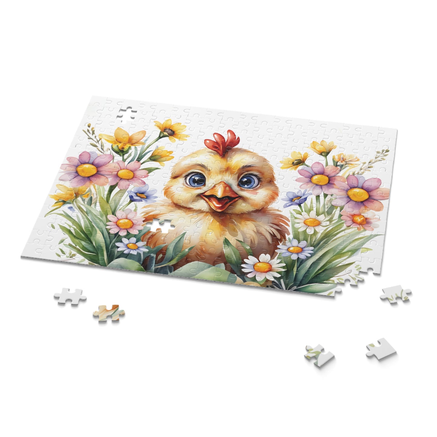 Personalised/Non-Personalised Puzzle, Chicken (120, 252, 500-Piece)