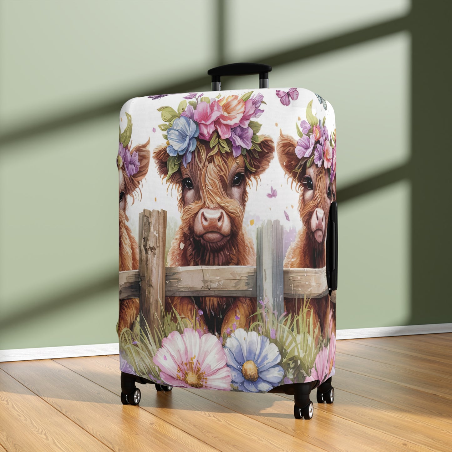 Luggage Cover, Highland Cow, awd-1764