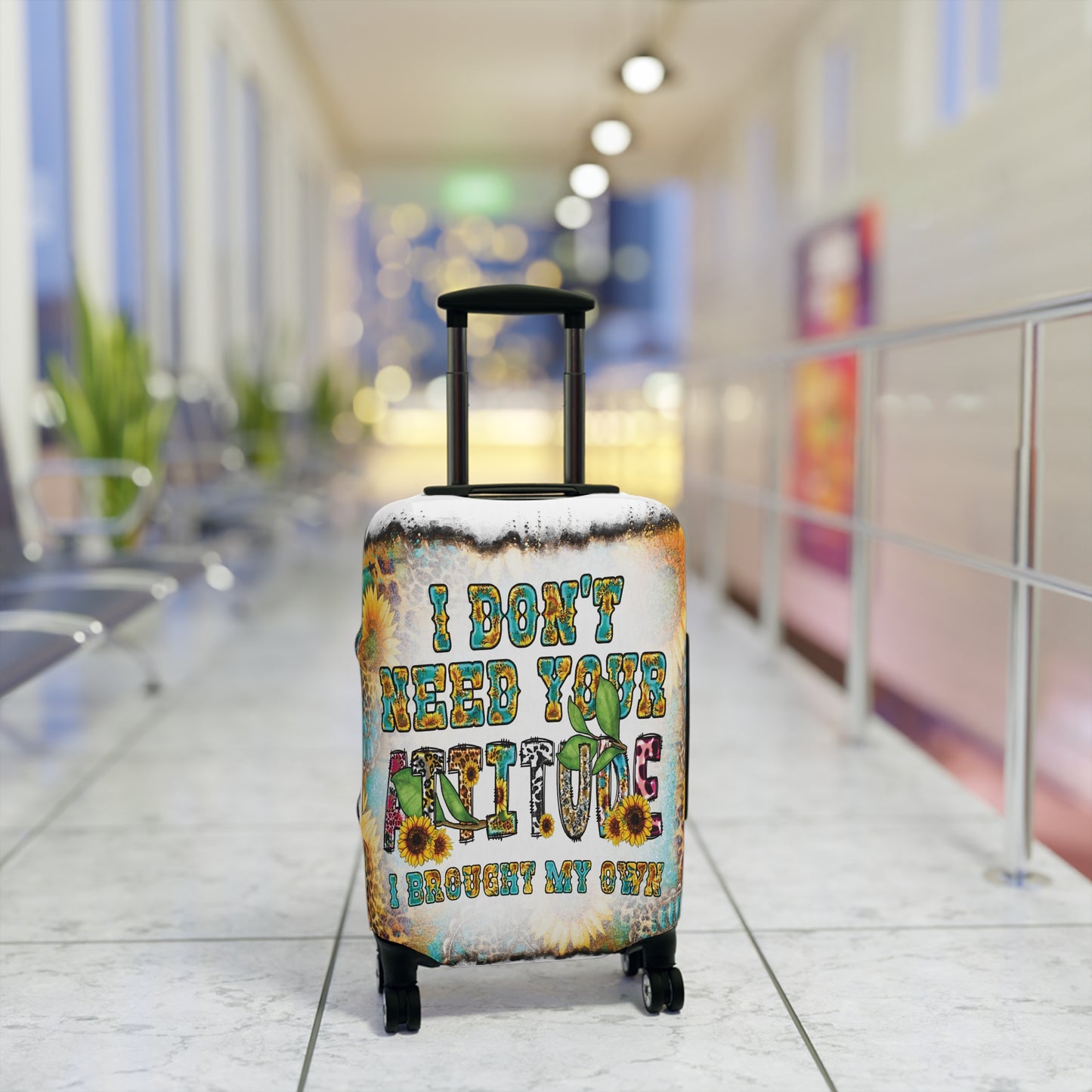 Luggage Cover, Country and Western, I Don't need your Attitude, awd-1033