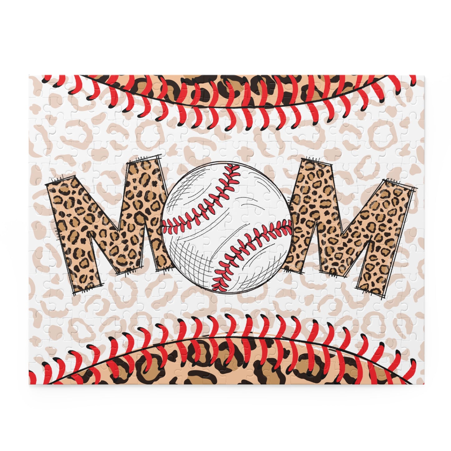 Personalised/Non-Personalised Puzzle, Softball Mom (120, 252, 500-Piece) awd-607