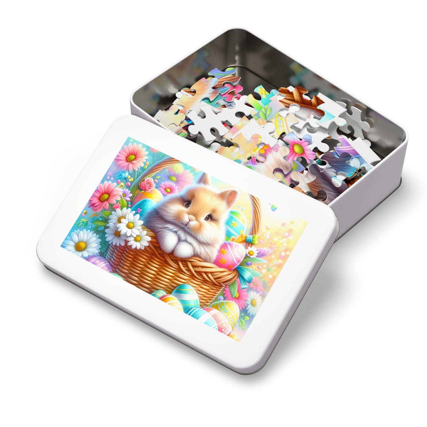 Puzzle, Easter, Rabbit, Personalised/Non-Personalised (30, 110, 252, 500,1000-Piece) awd-621