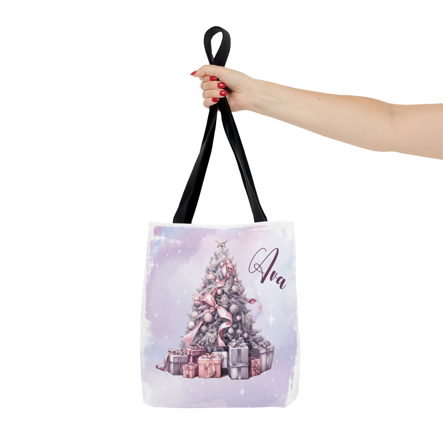 Personalised Tote Bag, Christmas Tree bag, Christmas Tote Bag, Personalised/Non-Personalised