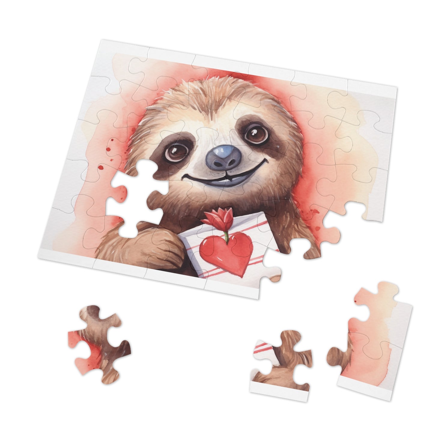 Jigsaw Puzzle, Sloth, Personalised/Non-Personalised (30, 110, 252, 500,1000-Piece)