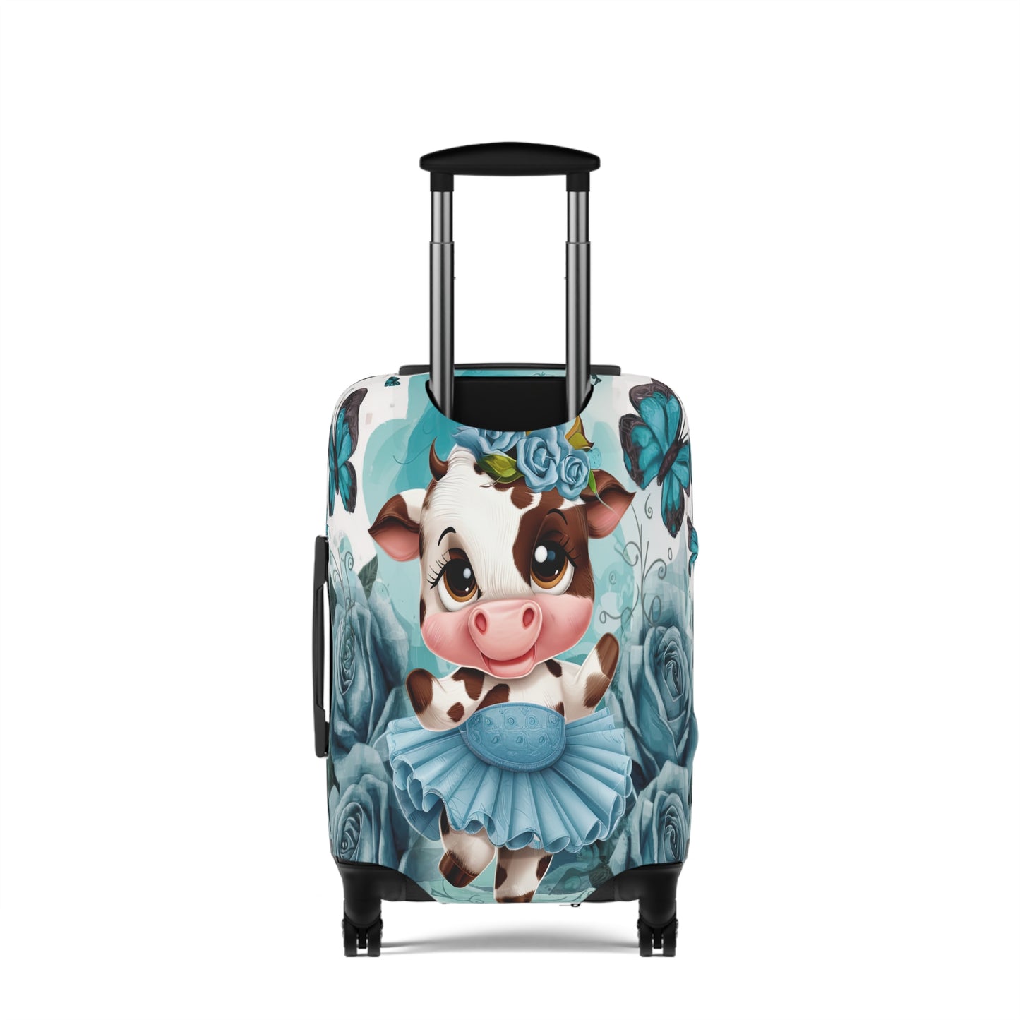 Luggage Cover, Ballet Dancing Cow, awd-1653