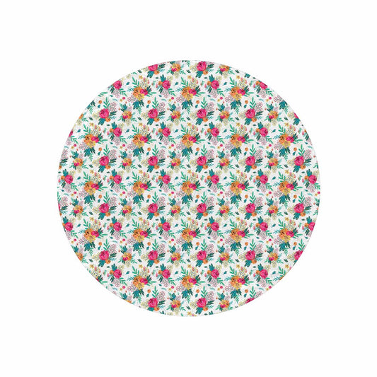 Australian Floral  Circular Micro Fleece Blanket 60"