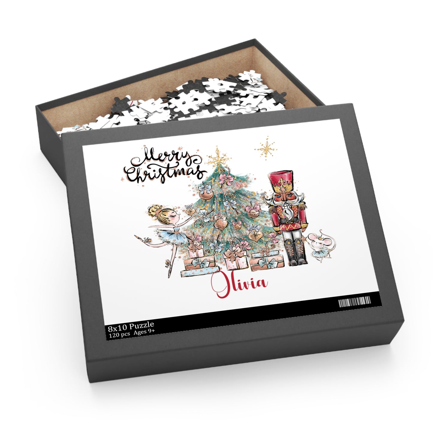 Puzzle, Christmas, Nutcracker, Sugar Plum Fairy, Personalised/Non-Personalised, (120, 252, 500-Piece)