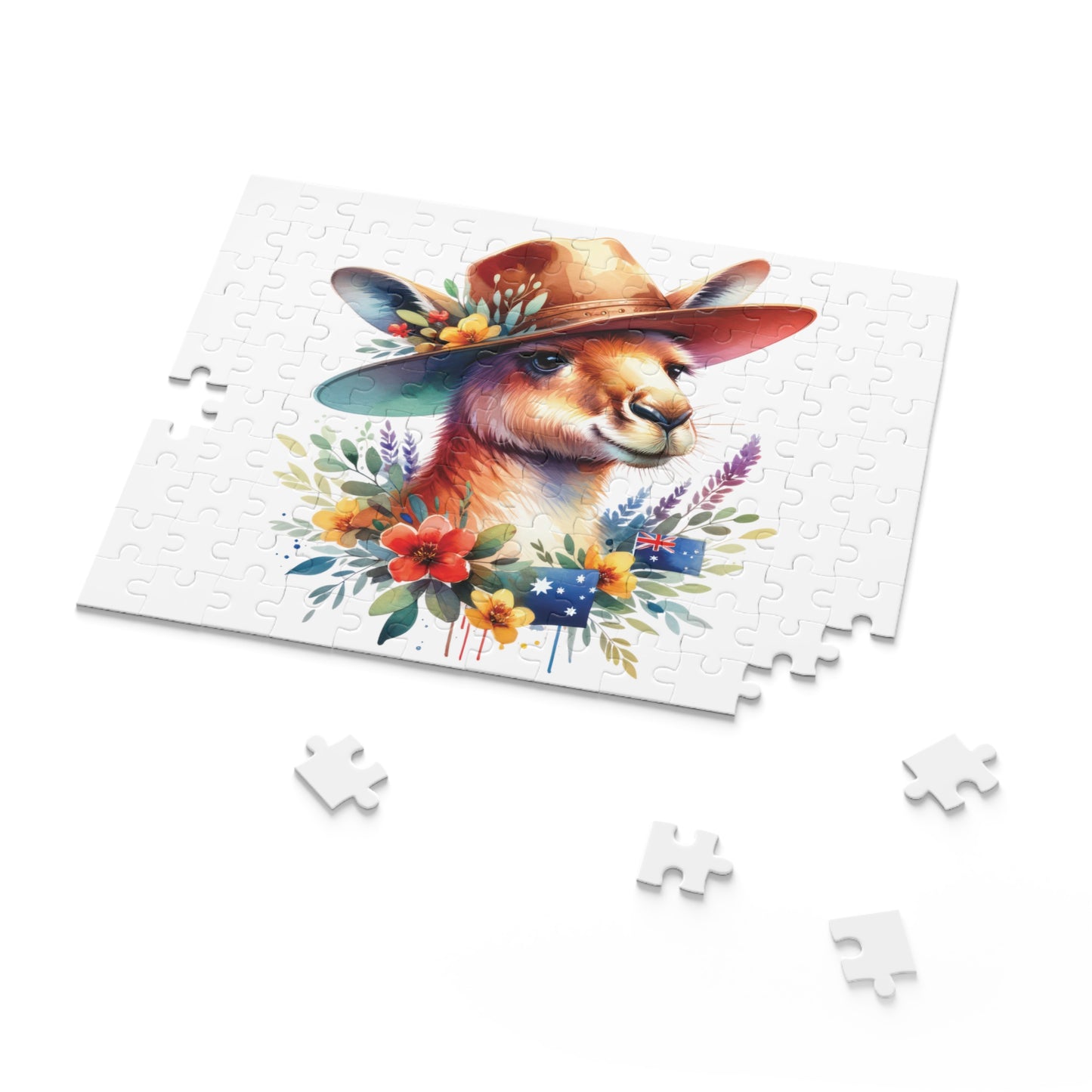 Personalised/Non-Personalised Puzzle, Kangaroo (120, 252, 500-Piece)