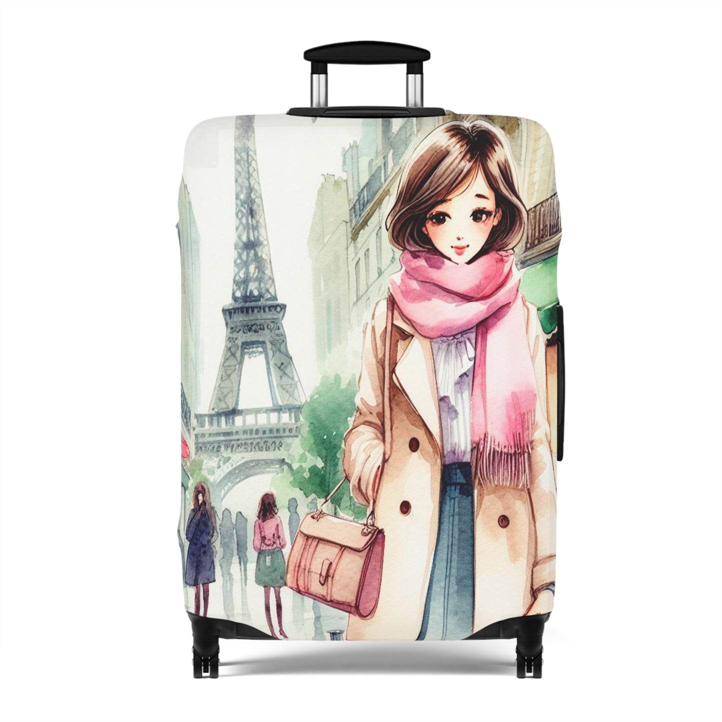 Luggage Cover, Just a Girl Who loves Travelling, awd-2107