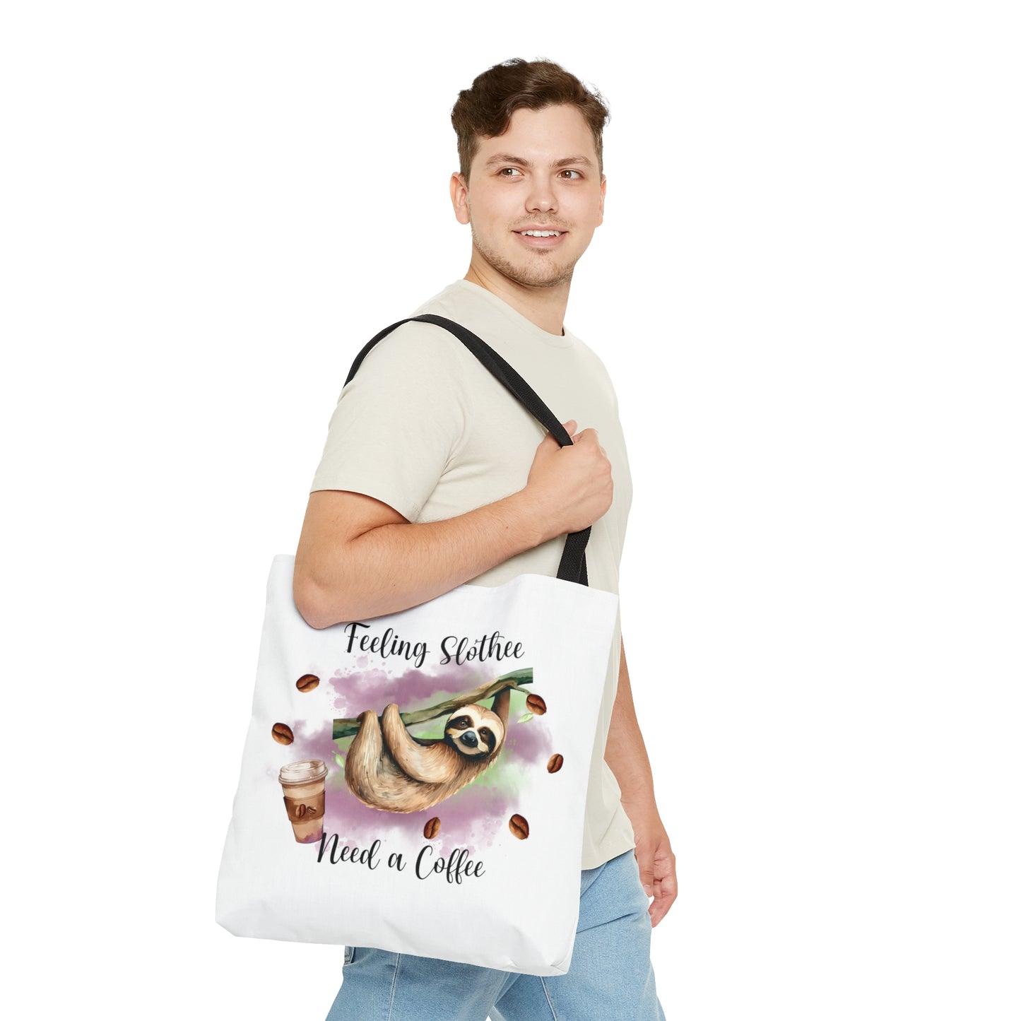 Tote Bag, Sloth, Personalised/Non-Personalised Tote bag