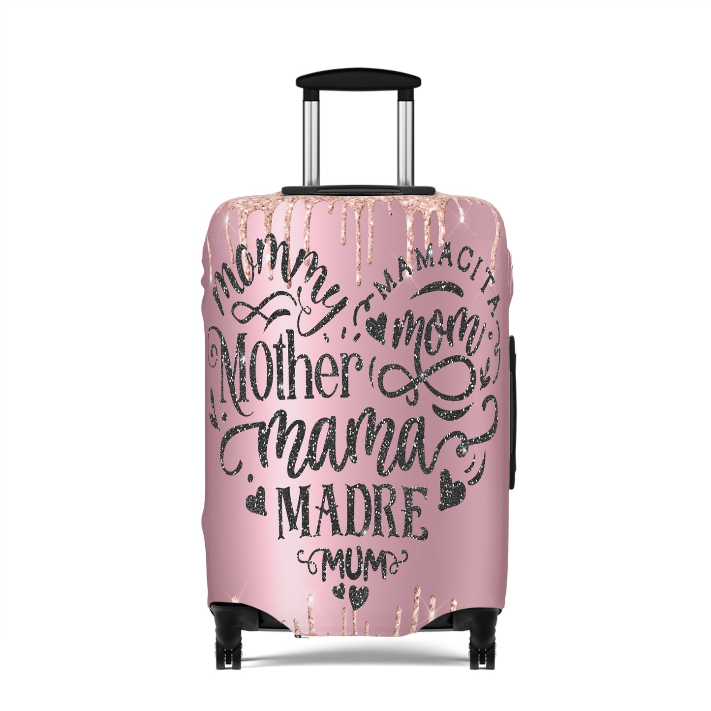 Luggage Cover, Mom/Mum Heart, awd-707