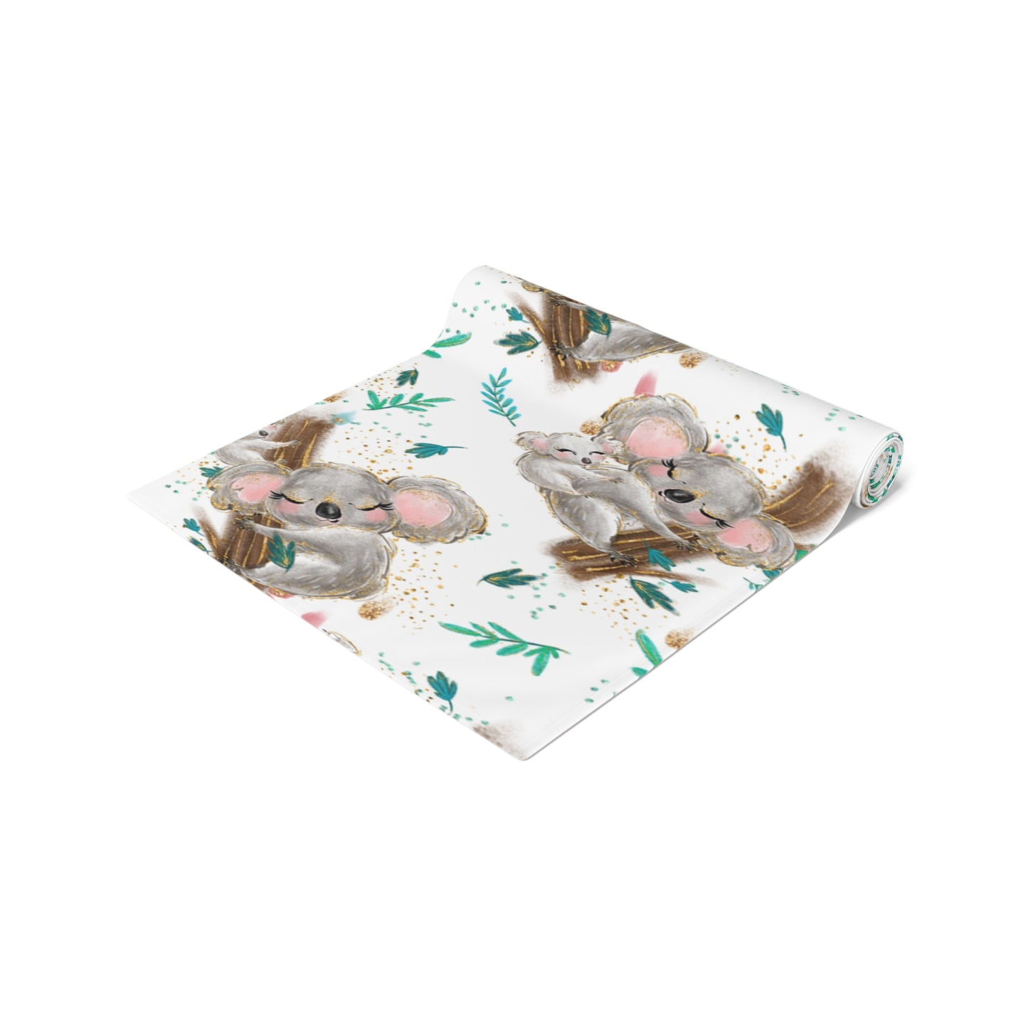 Australian Koala Table Runner, Cotton Twill and Poly Available