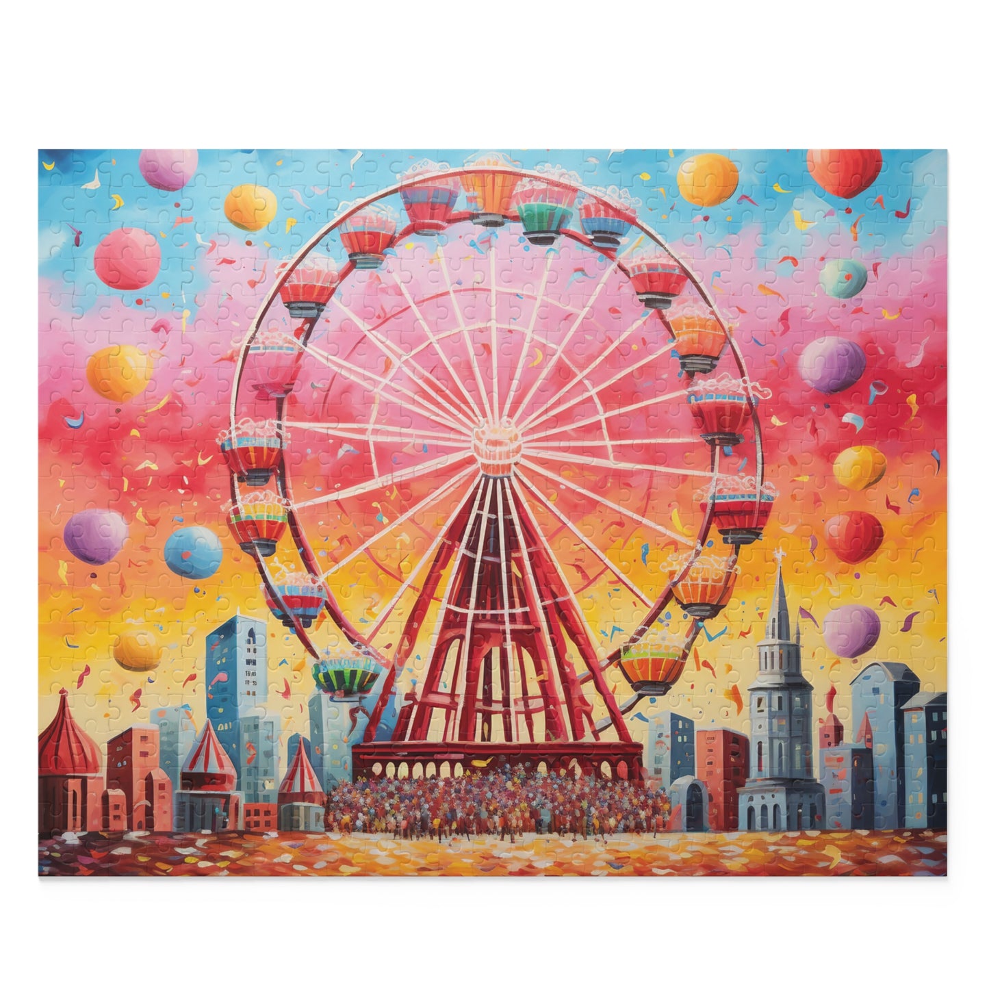 Personalised/Non-Personalised Puzzle, Carnival (120, 252, 500-Piece)