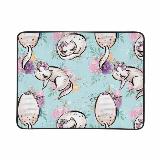 Blue Cats  Beach Mats 78"x 60"