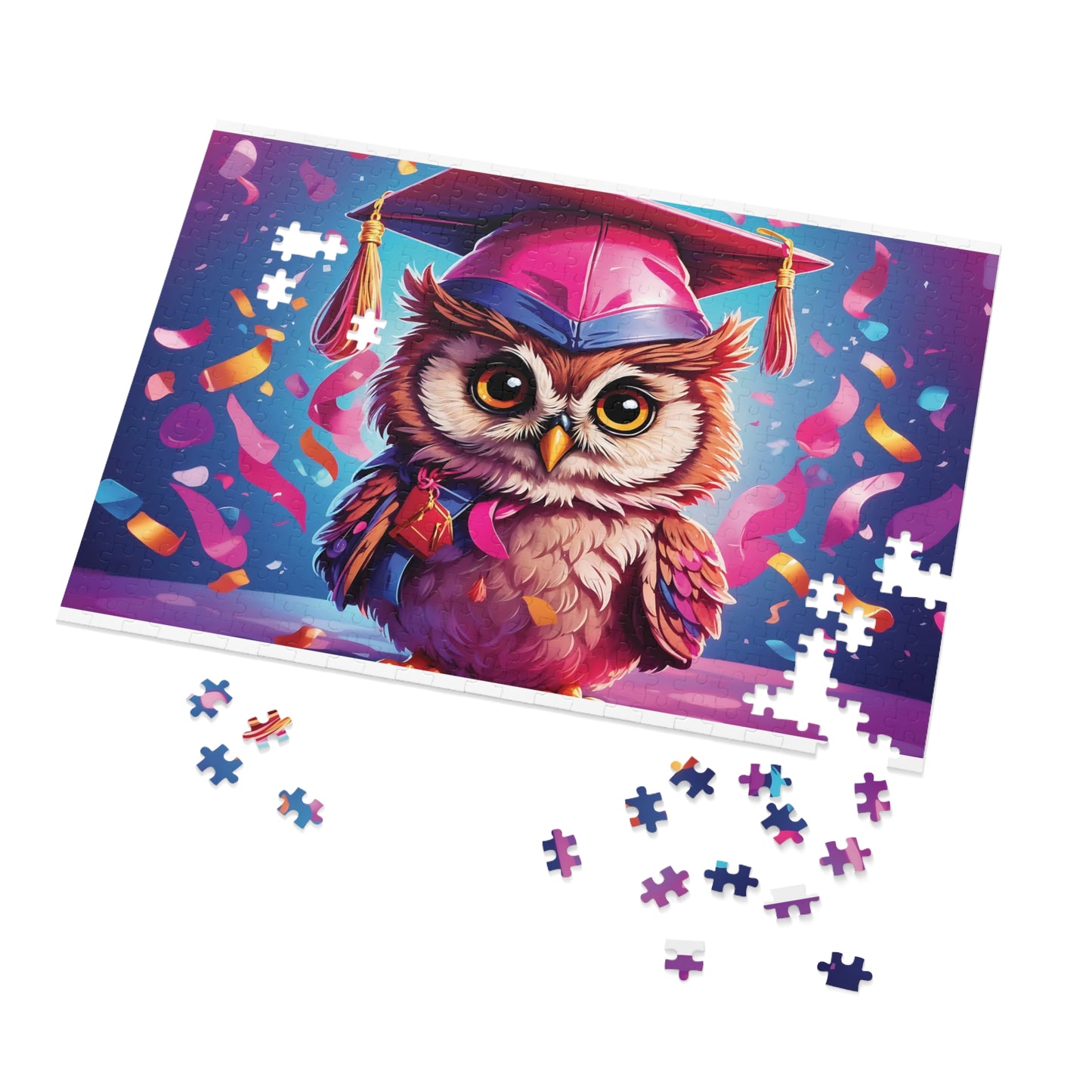 Jigsaw Puzzle, Owl, Personalised/Non-Personalised (30, 110, 252, 500,1000-Piece)