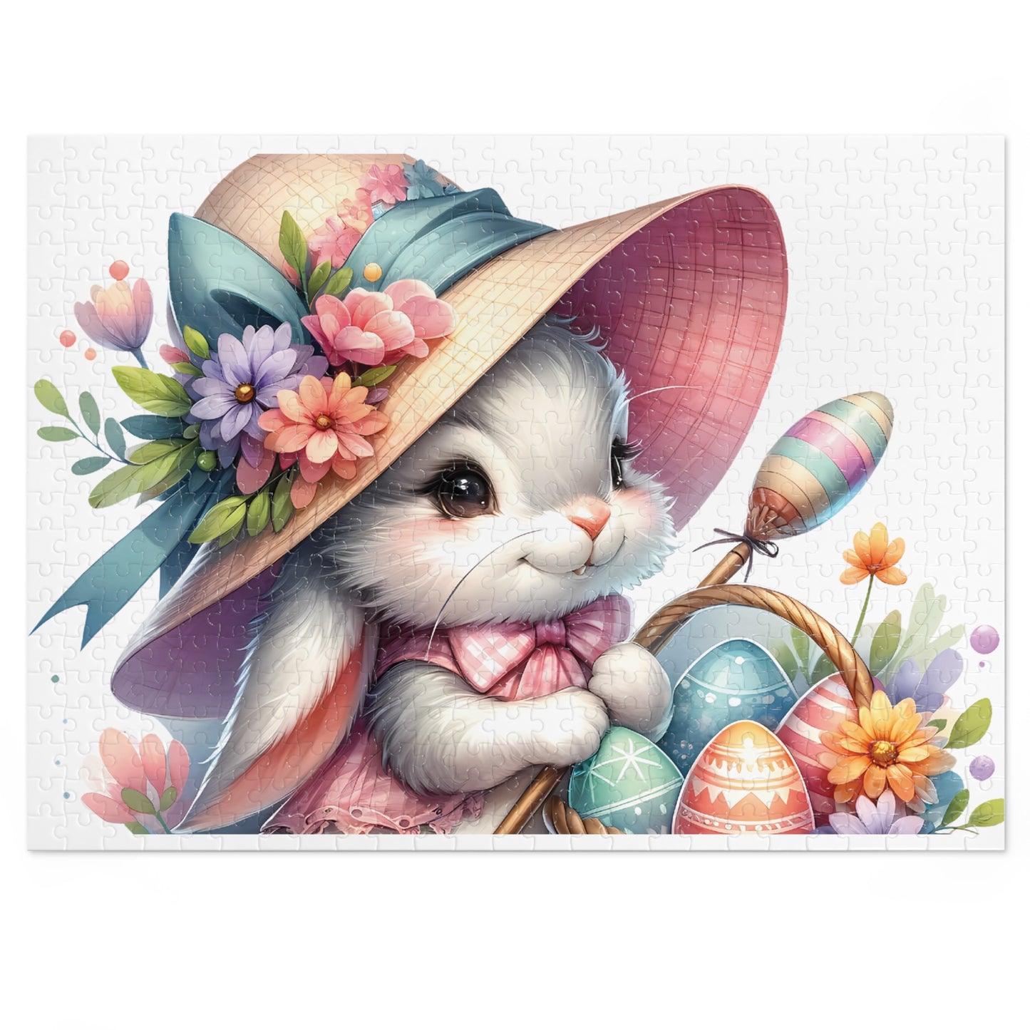 Jigsaw Puzzle, Easter, Easter Rabbit, Personalised/Non-Personalised (30, 110, 252, 500,1000-Piece)