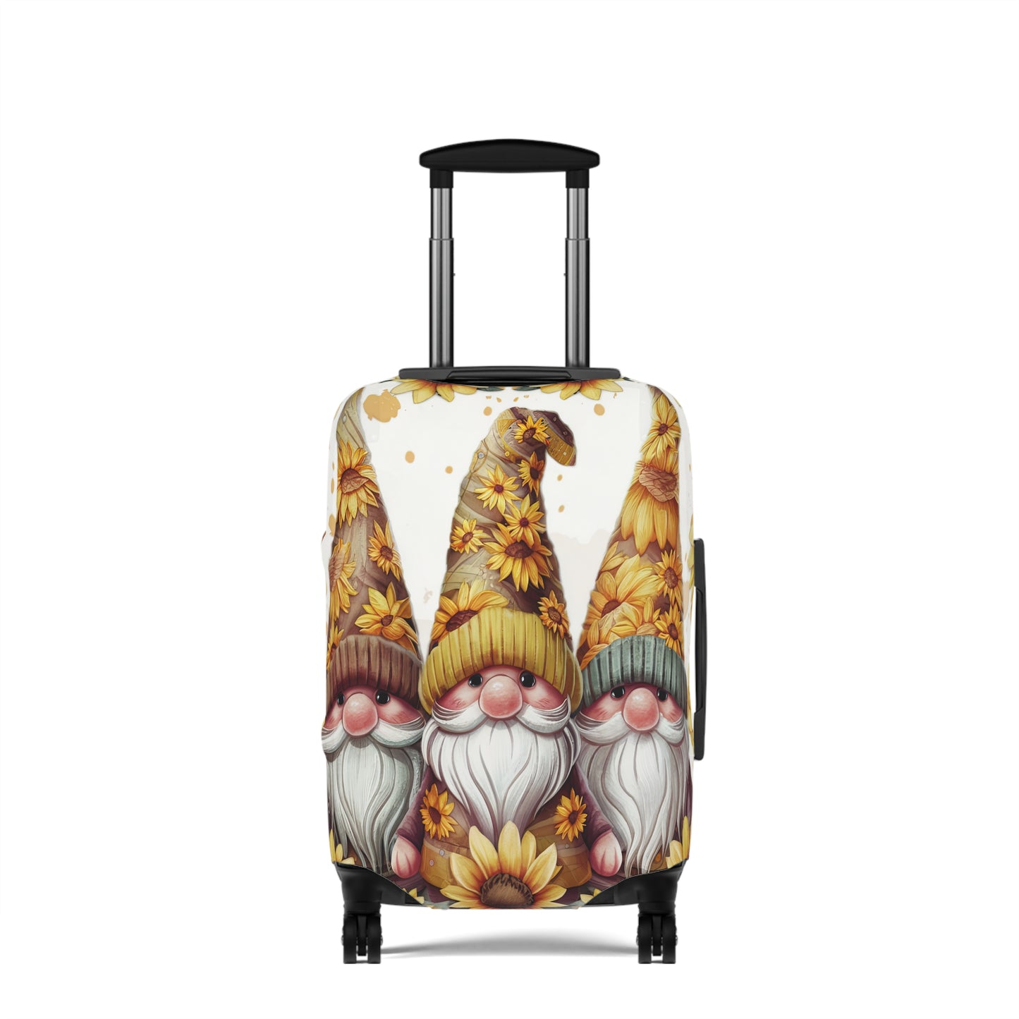 Luggage Cover, Sunflowers, Gnomes, awd-1744