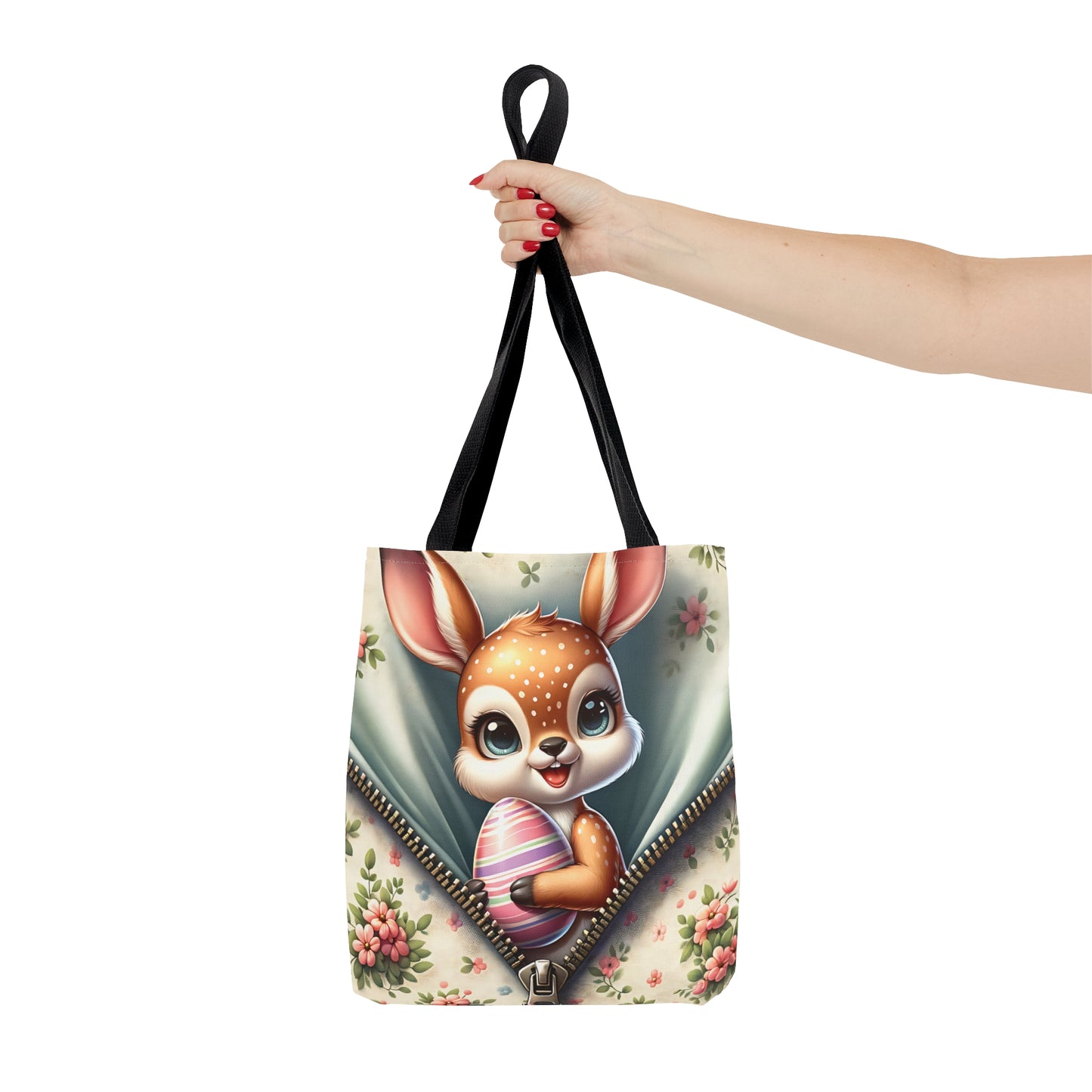 Tote Bag, Easter, Cute Deer, Personalised/Non-Personalised Tote bag